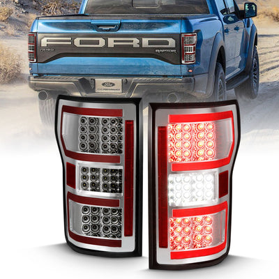 Ford Led Taillights, Ford F-150 Led Taillights, Ford 18-20 Led Taillights, Ford Taillight Chrome, anzo