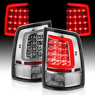 Dodge Ram Tail Lights, Ram 1500 Tail Lights, 2010-2018 Tail Lights, Chrome Tail Lights, Anzo Tail Lights, LED Tail Lights