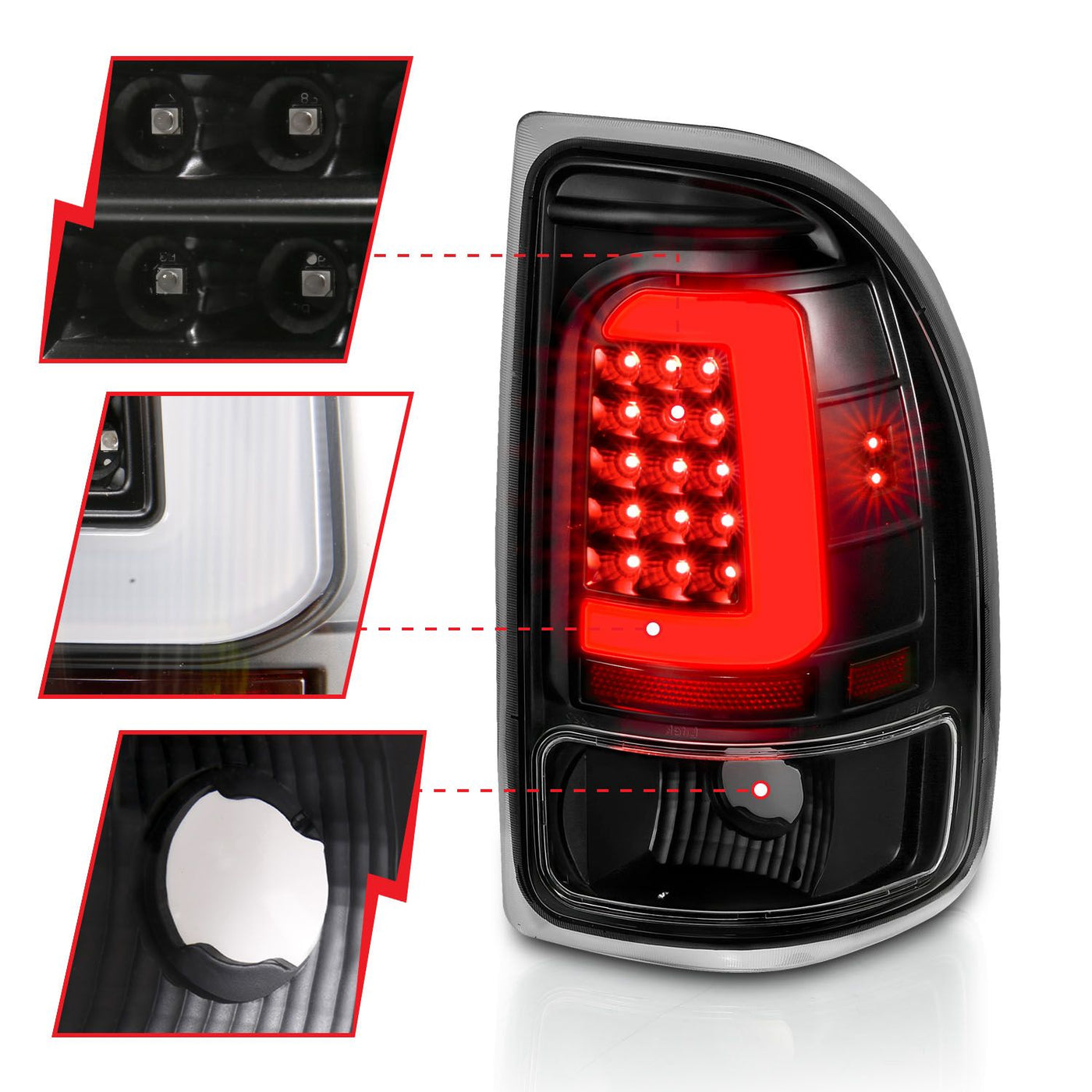 Dodge Tail Lights, Dakota Tail Lights, Durango Tail Lights, Tail Lights, Chrome Tail Lights