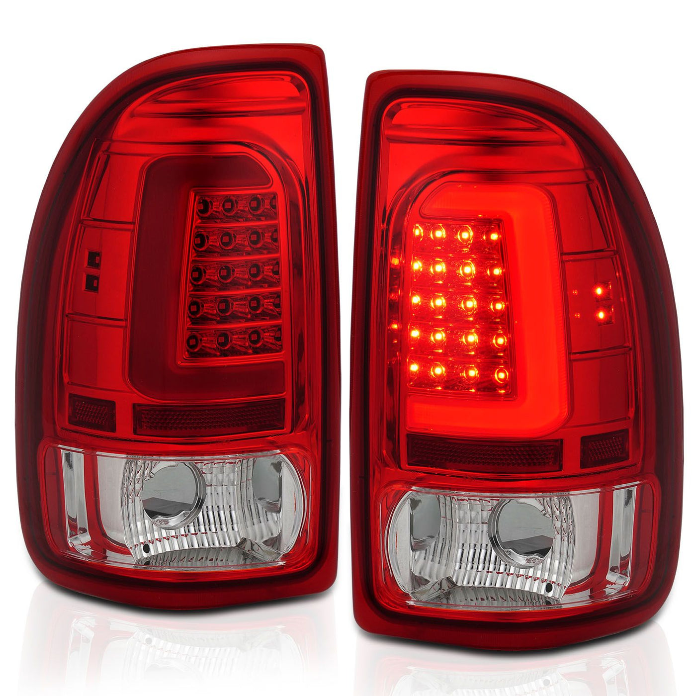 Dodge Tail Lights, Dakota Tail Lights, 97-04 Tail Lights, Tail Lights, Black Tail Lights