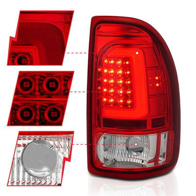 Dodge Tail Lights, Dakota Tail Lights, 97-04 Tail Lights, Tail Lights, Black Tail Lights