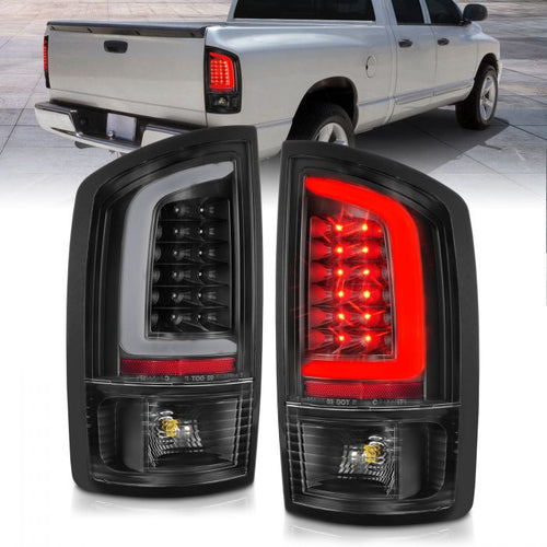 Dodge Tail Lights, Ram 1500 Tail Lights, Led Tail Lights, Dodge 02-05 Tail Lights, Ram 2500 Tail Lights, Ram 3500 Tail Lights, Dodge Black Tail Lights