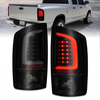 Dodge Tail Lights, Ram 1500, Ram 2500, Ram 3500, Dodge 02-05 Tail Lights, Dodge 02-06 Tail Lights, Led Tail Lights, Dodge Black Smoke  