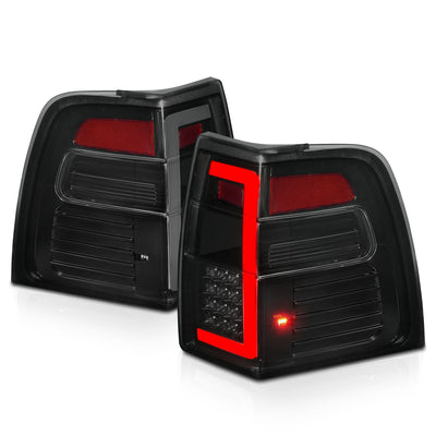 Ford Led Tail Lights, Ford Expedition 07-17 Tail Lights, Led Tail Lights, Ford Black Tail Lights, Housing Smoke Lens 