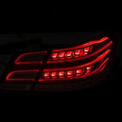 Mercedes Benz Led Tail Lights, E Class Tail Lights, E Class 10-13 Tail Lights,  Red Clear Tail Lights, Anzo Tail Lights