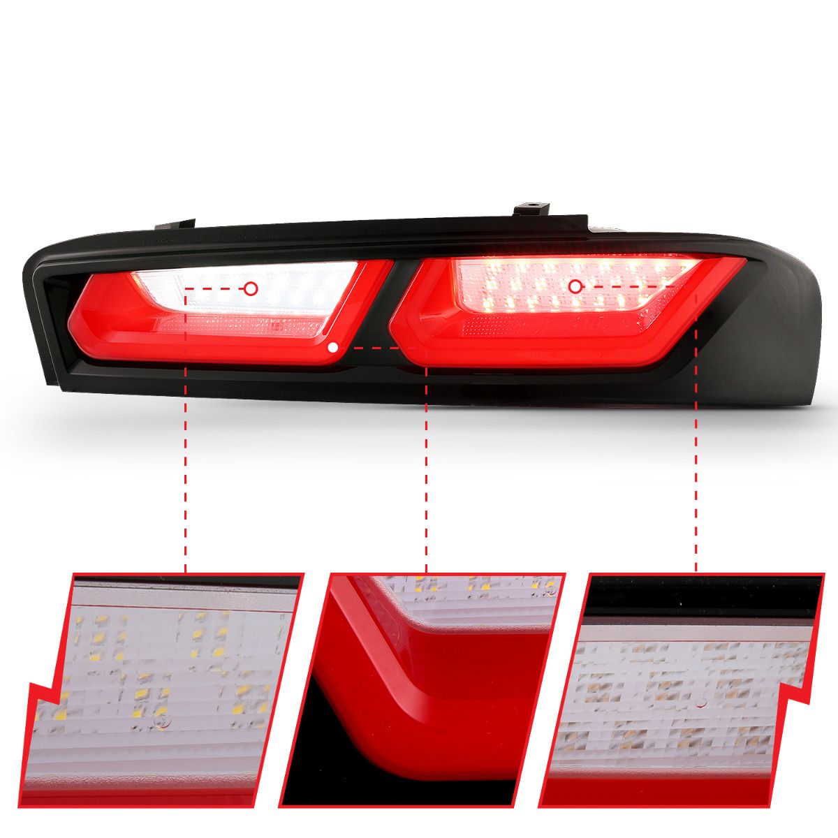 Chevrolet Camaro Tail Lights, Chevrolet Tail Lights, Anzo Tail Lights, Projector Led Tail Lights,16-18 Tail Lights, Camaro Tail Lights, Led Tail Lights