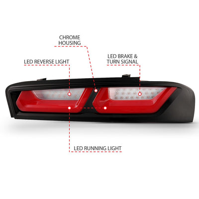 Chevrolet Camaro Tail Lights, Chevrolet Tail Lights, Anzo Tail Lights, Projector Led Tail Lights,16-18 Tail Lights, Camaro Tail Lights, Led Tail Lights