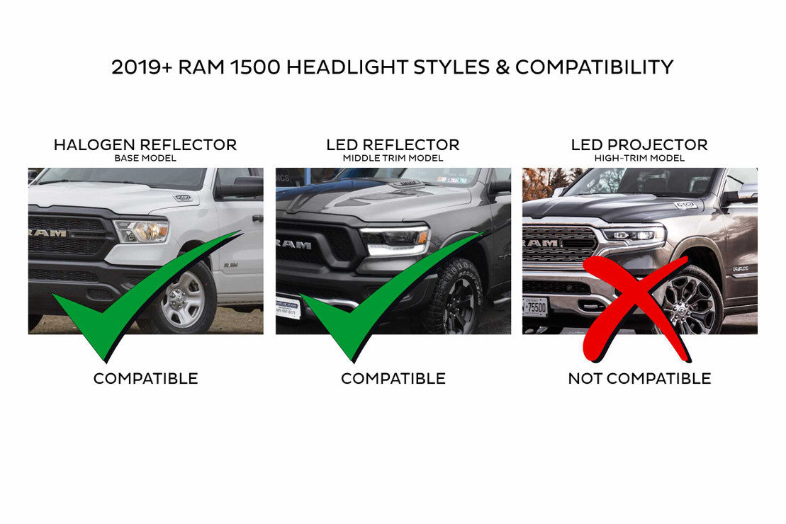 Ram 1500 Headlight, 1500 LED Headlight, Ram 19+ Headlight, XB LED Headlights, Ram XB Headlights, Morimoto LED Headlights, Ram LED Headlight, 1500 XB Headlights, XB LED Headlights, Gen2 LED Headlights, Gen2 Hybrid Headlights, Ram Gen2 Headlights, 1500 Gen2 Headlights