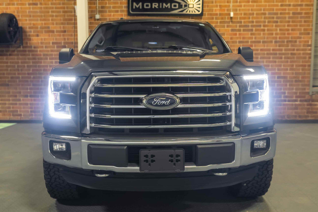 Ford F150 Headlight, F150 LED Headlight, Ford 15-17 Headlight, XB LED Headlights, Ford XB Headlights, Morimoto LED Headlights, Ford LED Headlight, F150 XB Headlights, Hybrid LED Headlights, XB Hybrid Headlights, XB LED Headlights