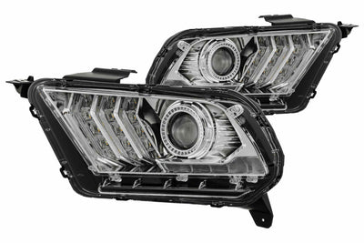 Ford Led Headlights, Mustang Led Headlights, Mustang 10-12 Led Headlights, Alpharex Led Headlights, Ford Headlights, Led Headlights, Ford 10-12 Headlights, Alpharex Pro Headlights, Black Led Headlights, Alpha Black Led Headlights, Chrome Led Headlights