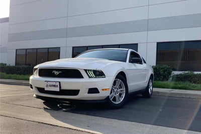 Ford Led Headlights, Mustang Led Headlights, Mustang 10-12 Led Headlights, Alpharex Led Headlights, Ford Headlights, Led Headlights, Ford 10-12 Headlights, Alpharex Luxx Headlights, Black Led Headlights, Alpha Black Led Headlights, Chrome Led Headlights