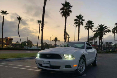 Ford Led Headlights, Mustang Led Headlights, Mustang 10-12 Led Headlights, Alpharex Led Headlights, Ford Headlights, Led Headlights, Ford 10-12 Headlights, Alpharex Luxx Headlights, Black Led Headlights, Alpha Black Led Headlights, Chrome Led Headlights