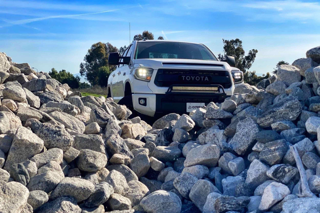 Toyota Tundra Headlight, Tundra Nova Headlight, Toyota 14-20 Headlight, Alpharex Nova Headlights, Chrome Nova Headlights, Alpha-Black Nova Headlights, Black Nova Headlight, Tundra Alpharex Headlights, Toyota Alpharex Headlights, Toyota Nova Headlights