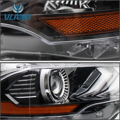 VLAND LED & RGB Projector Headlights For Ford Mustang GT and EcoBoost Models 2018-2022