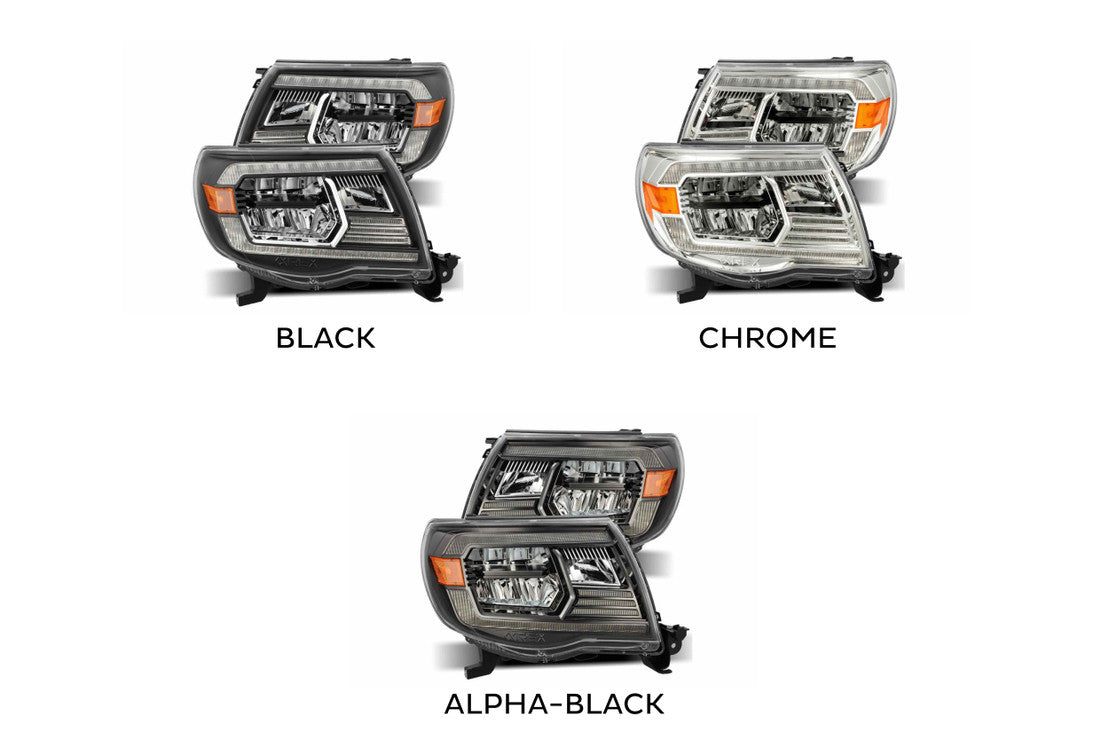 Toyota Led Headlights, Tacoma Led Headlights, Tacoma 05-11 Led Headlights, Alpharex Led Headlights, Toyota Headlights, Led Headlights, Toyota 05-11 Headlights, Alpharex Luxx Headlights