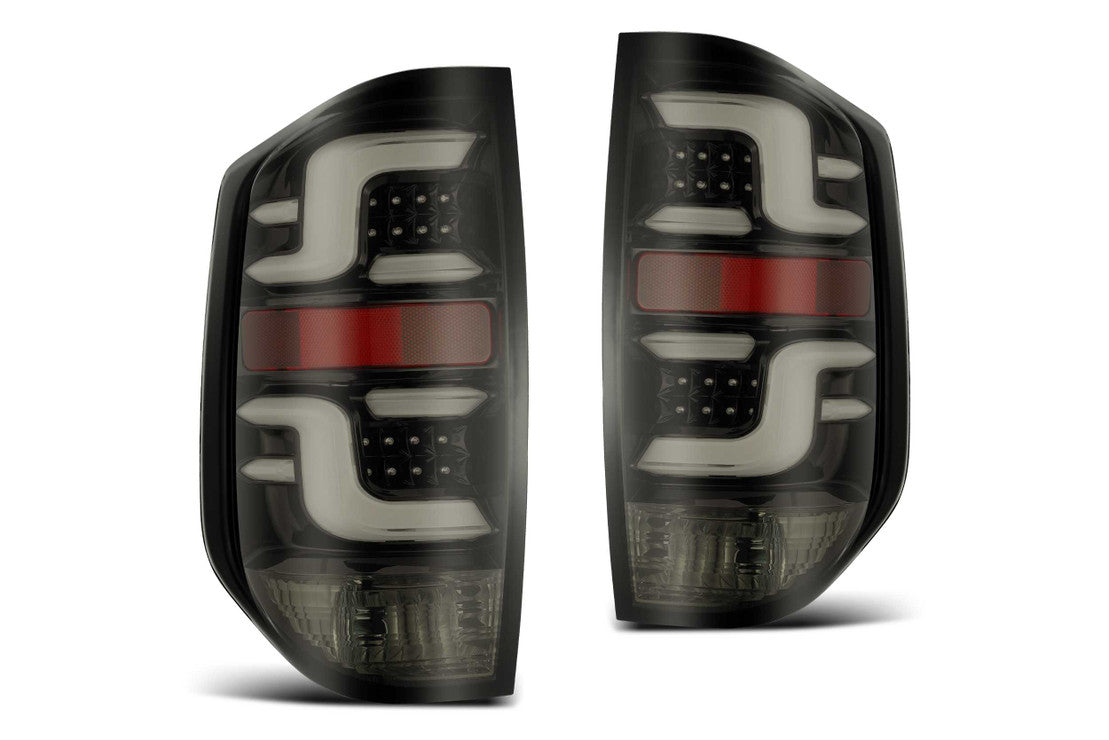 Toyota Tundra Taillights, Tundra LED Taillights, Toyota 14-20 Taillights, Alpharex LED Taillights, Pro Led Taillights, Tundra LED Taillights, Toyota Alpharex Taillights, Toyota LED Taillights, Red Smoke Taillights, Jet Black Taillights