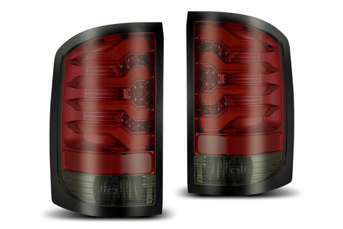 GMC Sierra Taillights, Sierra LED Taillights, GMC 14-18 Taillights, Alpharex LED Taillights, Pro Led Taillights, GMC LED Taillights, GMC Alpharex Taillights, Sierra Alpharex Taillights, Red Smoke LED Taillights, Jet Black LED Taillights