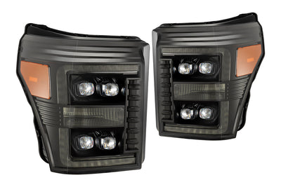 Ford Led Headlights, Super Duty Led Headlights, Super Duty 11-16 Led Headlights, Alpharex Led Headlights, Ford Headlights, Led Headlights, Ford 11-16 Headlights, Alpharex Nova Headlights, Black Led Headlights, Alpha Black Led Headlights, Chrome Led Headlights