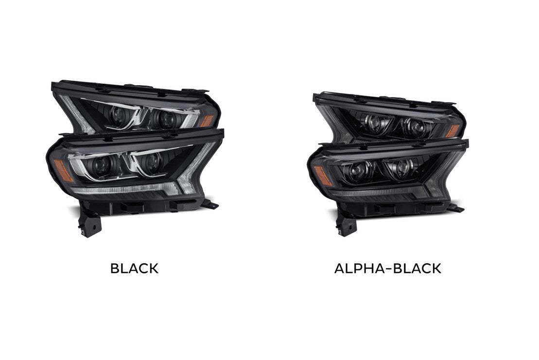 Ford Ranger Headlight, Ranger Pro Headlight, Ford 16-20 Headlight, Alpharex Pro Headlights,  Alpha-Black Pro Headlight, Black Pro Headlight, Ford Pro Headlights