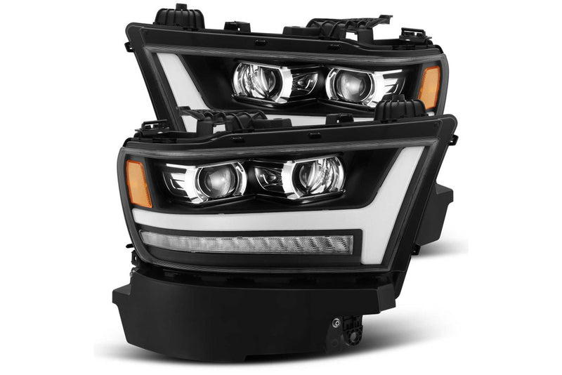 Ram 1500 Headlight, 1500 Luxx Headlight, Ram 19+ Headlight, Alpharex Luxx Headlights, Black Pro Headlight, Chrome Pro Headlight, Jet Black Headlight, Ram Luxx Headlights