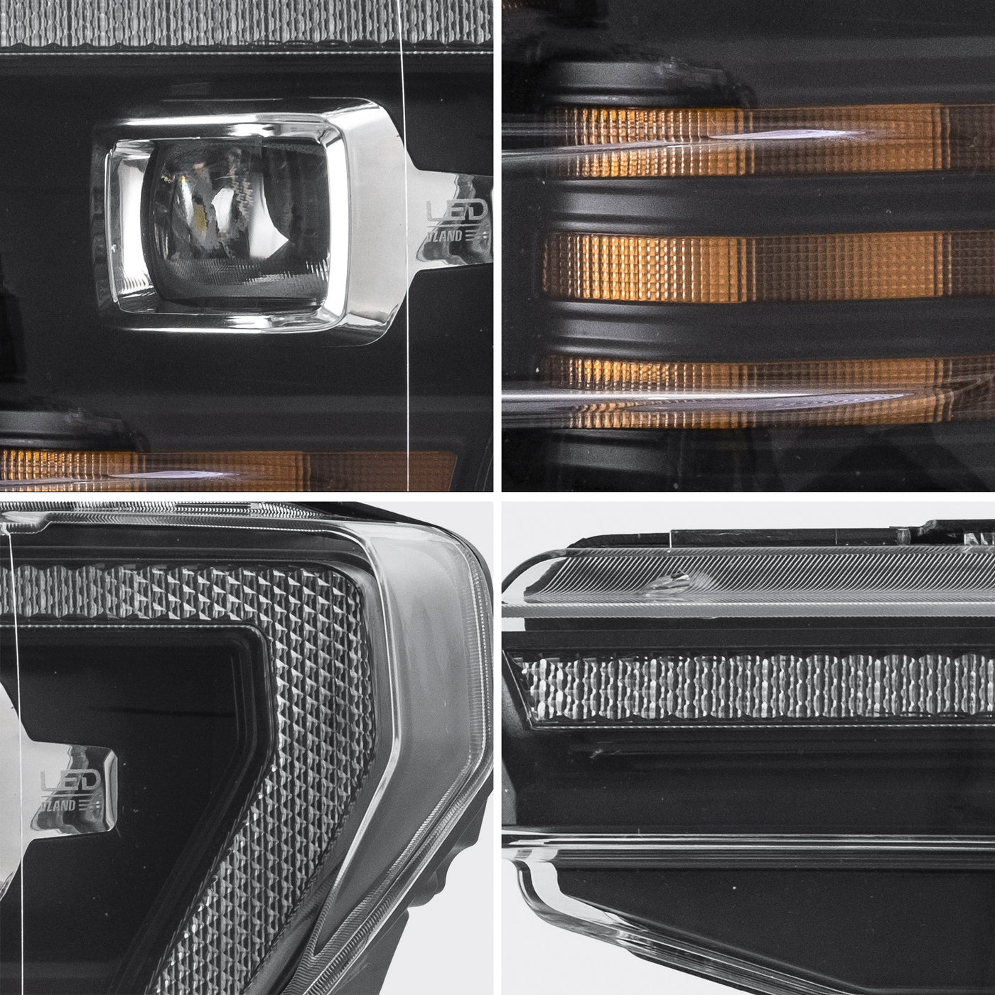 VLAND LED Projector Headlights for Ford F150 2018-2020 (Without Sequential Turn Signal)
