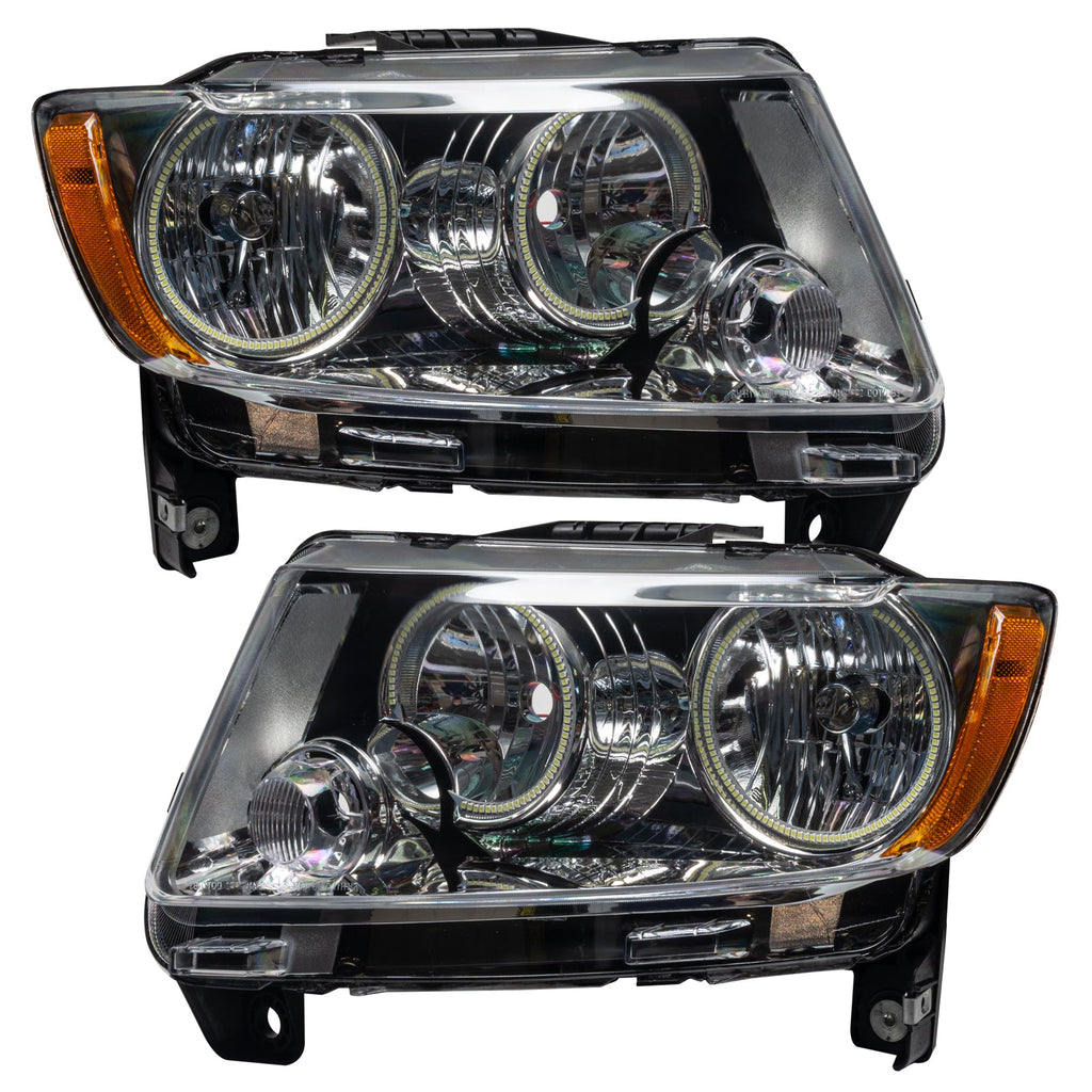 Oracle Lighting 2011-2013 Jeep Grand Cherokee Pre-assembled SMD Halo Headlights - Non Hid - Chrome