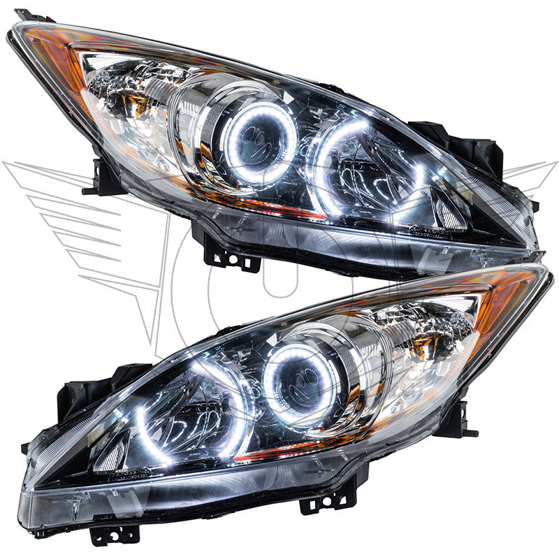 Oracle Lighting 2010-2013 Mazda 3 Pre-assembled SMD Halo Headlights - Halogen