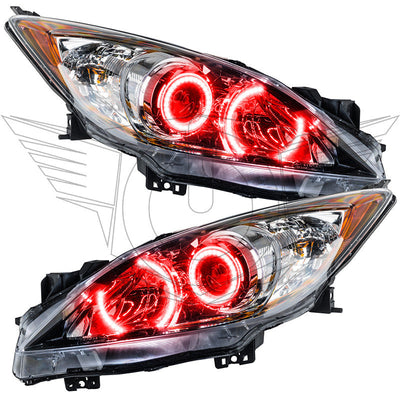 Oracle Lighting 2010-2013 Mazda 3 Pre-assembled SMD Halo Headlights - Halogen