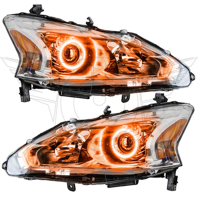 Oracle Lighting 2013-2015 Nissan Altima Sedan Pre-assembled SMD Halo Headlights - (Halogen)