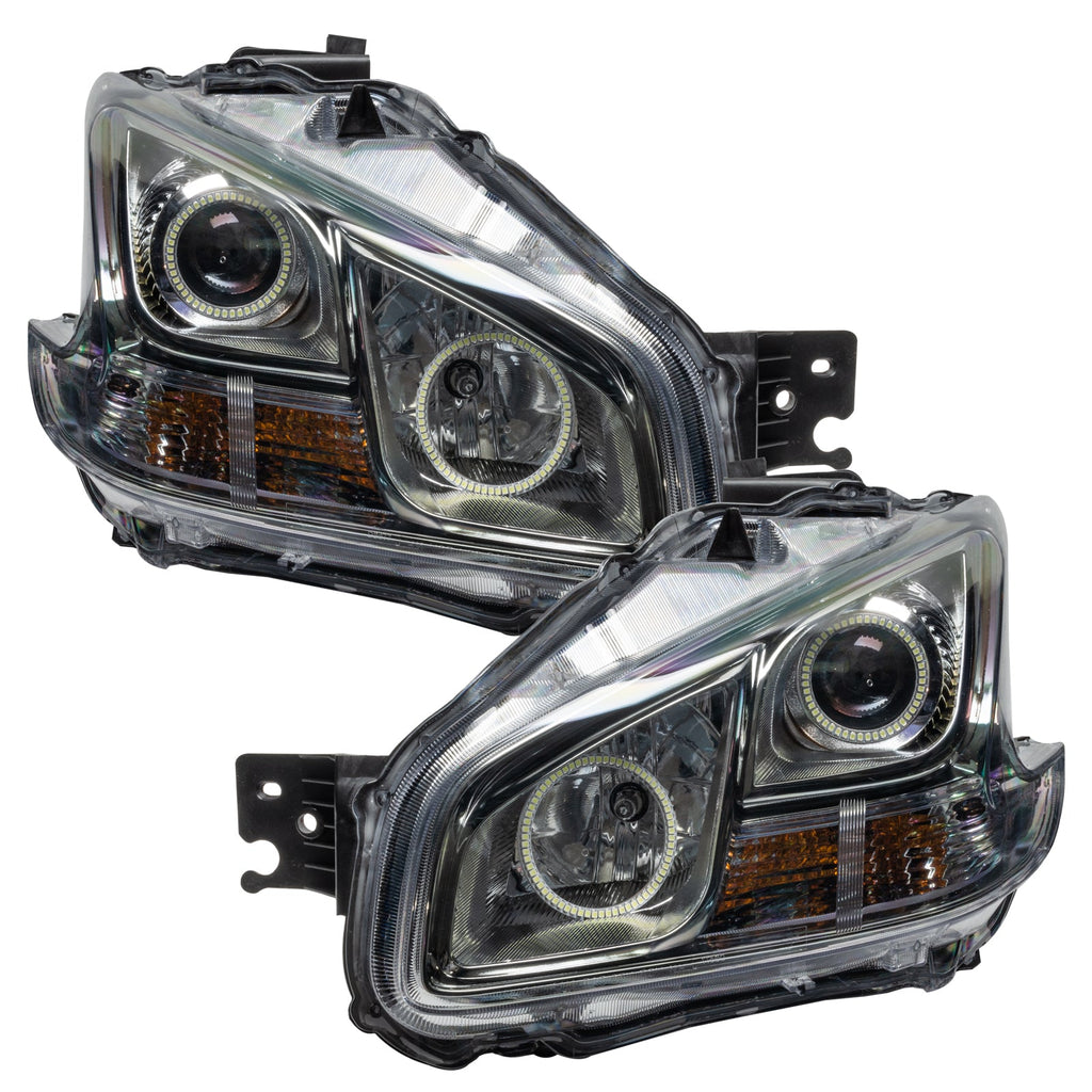 2009-2014 Nissan Maxima Pre-assembled SDM Halo Technology Headlights-Non Hid-Chrome Housing