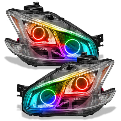 2009-2014 Nissan Maxima Pre-assembled SDM Halo Technology Headlights-Non Hid-Chrome Housing