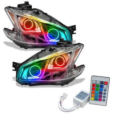 2009-2014 Nissan Maxima Pre-assembled SDM Halo Technology Headlights-Non Hid-Chrome Housing