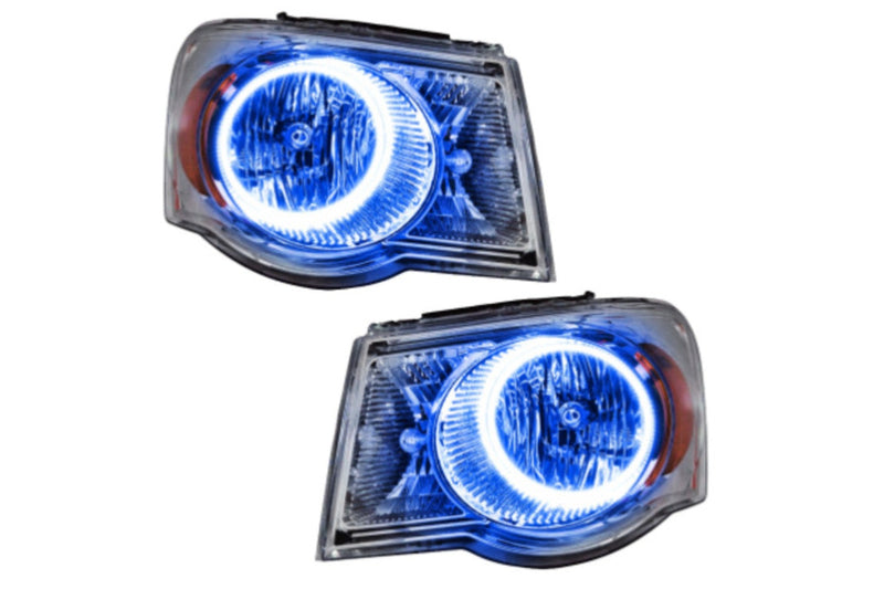 Oracle Chrysler Headlights, Chrysler LED Headlights, Aspen LED Headlights, Blue LED Headlights, Smd LED Headlights, Single Color Headlights, 2007-2009 LED Headlights, Oracle Halo Headlights, LED Halo Headlights, Chrysler Halo Headlights, Aspen Halo Headlights