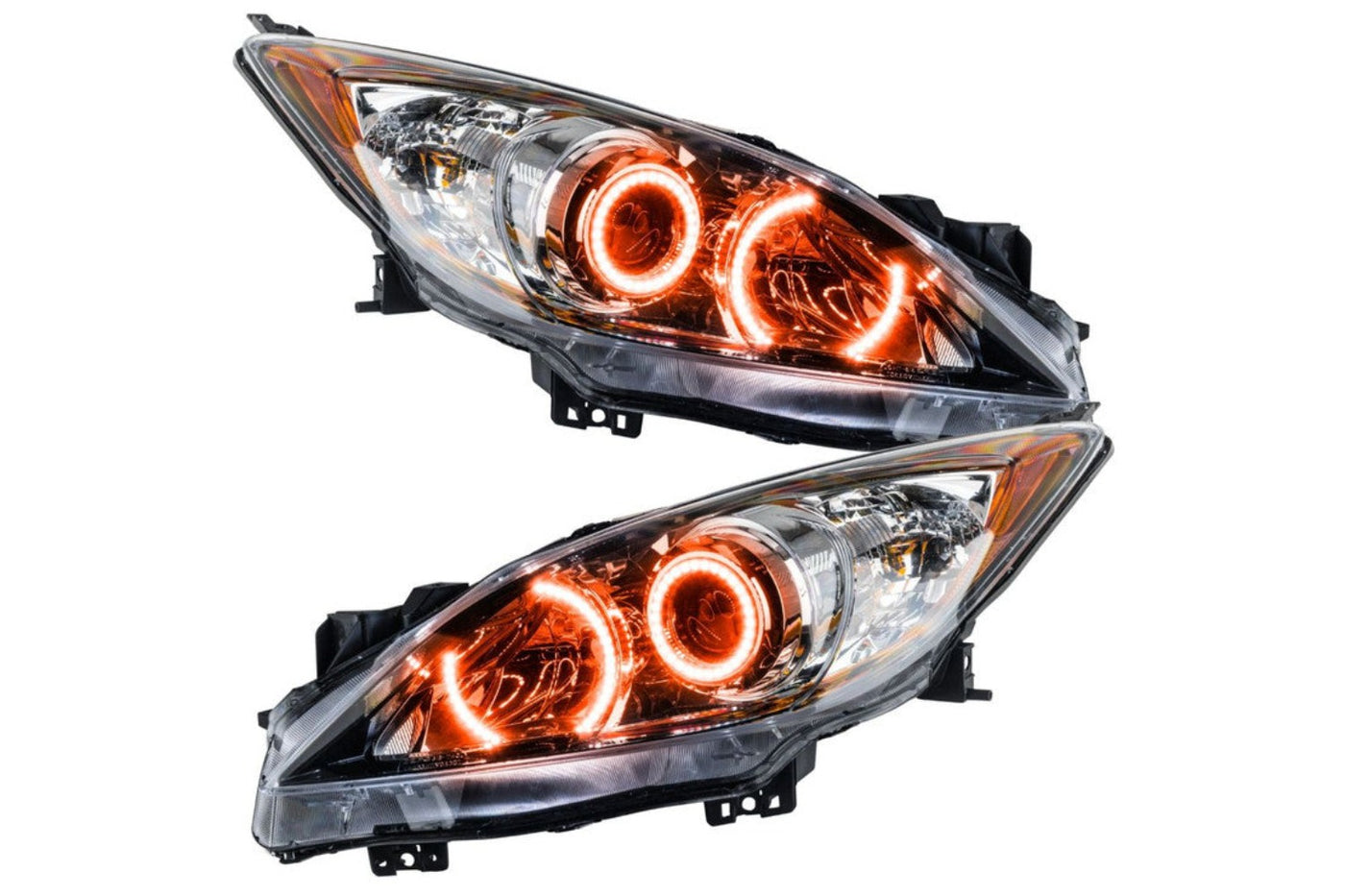 Oracle LED Headlights, 2010-2013 LED Headlights, Mazda LED Headlights, Amber LED Headlights, Mazda3 LED Headlights, OEM HID Headlights, SMD LED Headlights, Single Color Headlights, Colorshift Rgb Headlights, Oem Hid Headlights