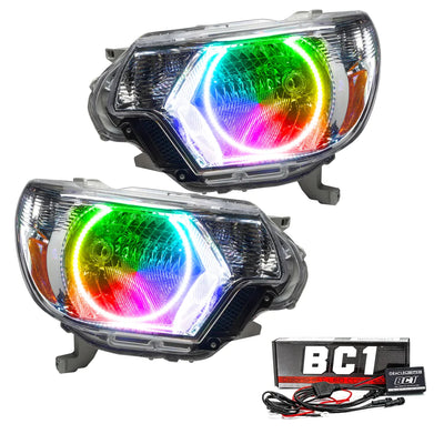 Oracle Lighting 2012-2015 Toyota Tacoma Pre-assembled SMD Halo Headlights - Chrome