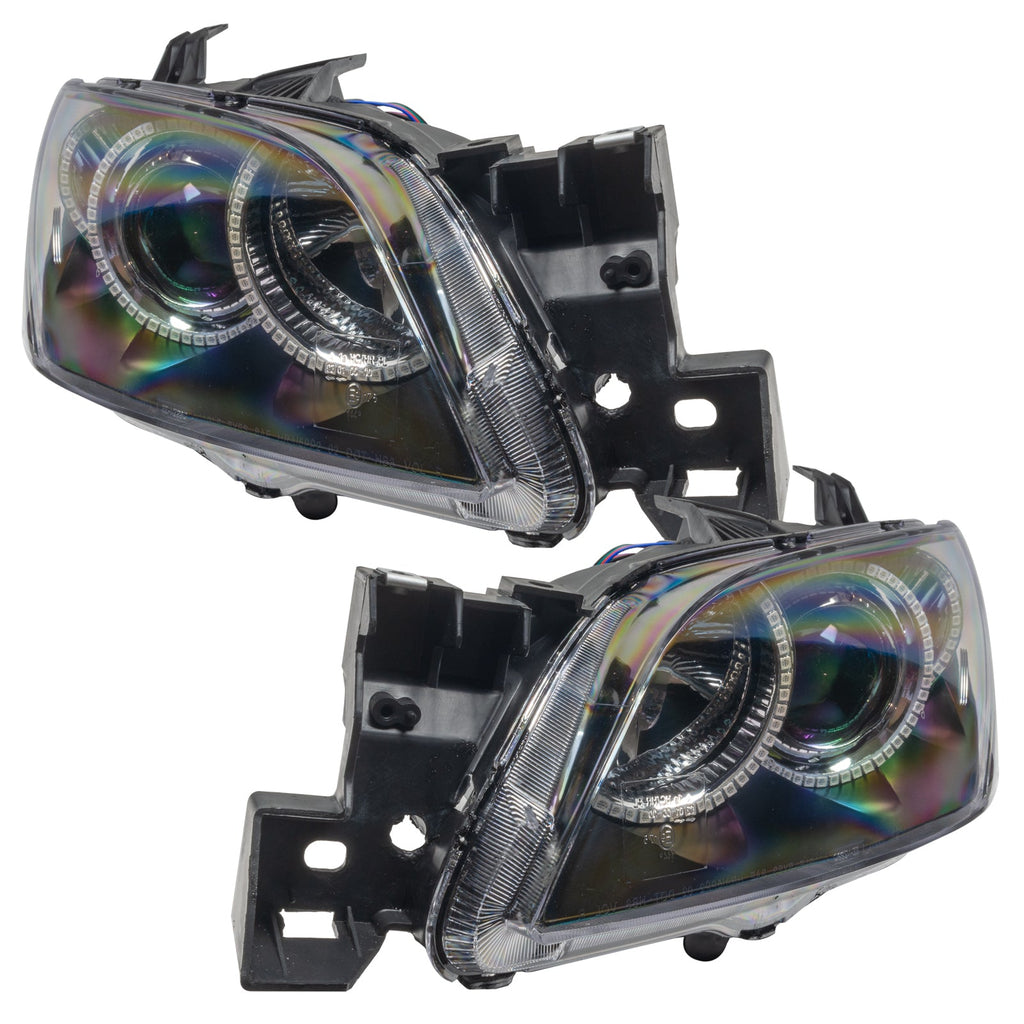 Oracle Lighting 2004-2009 Mazda 3 Pre-assembled SMD Halo Headlights - 4DR Halogen Style