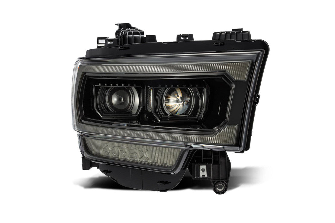 Ram HD Headlight, HD Luxx Headlight, Ram 19+ Headlight, Alpharex Luxx Headlights, Black Luxx Headlight, Chrome Luxx Headlight, AlphaBlack Luxx Headlight, Ram Luxx Headlights