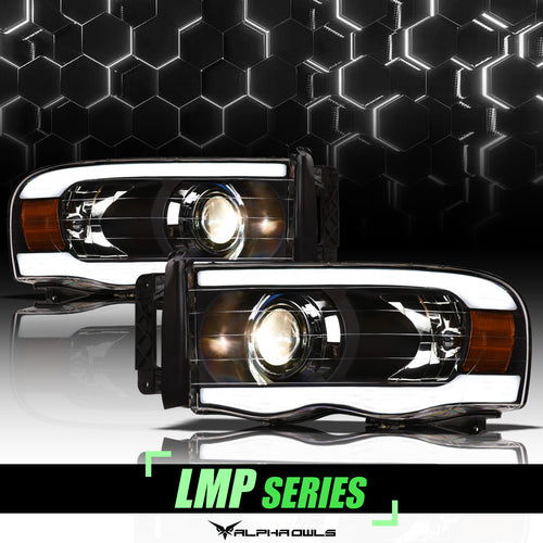 Alpha OwlsHeadlights, Dodge Ram 1500 Headlights, Projector Headlights, 2003-2005 Headlights