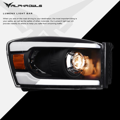 Alpha Owls Headlights, Dodge Ram 2500/3500 Headlights, Projector Headlights