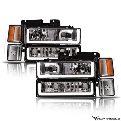 Alpha Owls Headlights, K-1500Headlights, GMC Headlights, 1994-1998 Headlights, Headlights