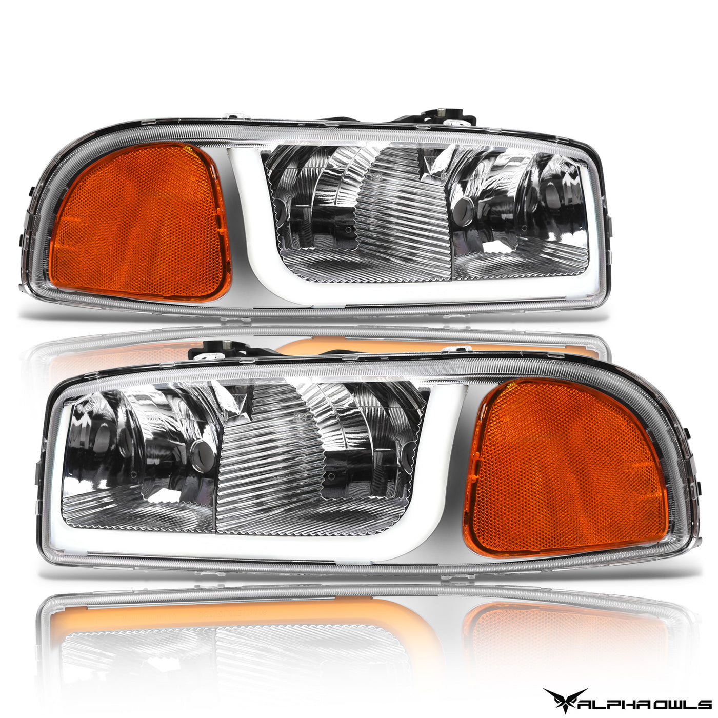 Alpha Owls Headlights, 2001-2006 Headlights, GMC Headlights, Sierra 3500 Headlights, Headlights