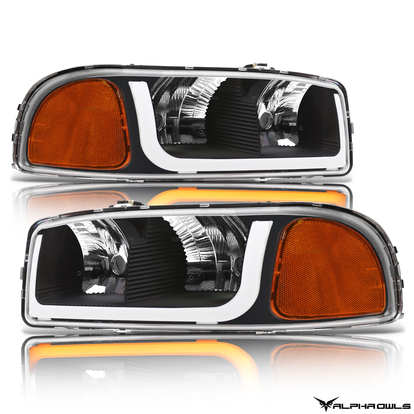 Alpha Owls  Headlights,  GMC Headlights,  2000-2006 Headlights,  Yukon XL Headlights,  Headlights