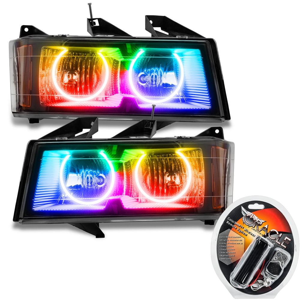 Oracle Lighting 2004-2012 Chevrolet Colorado Pre-assembled Led SMD Halo Headlights