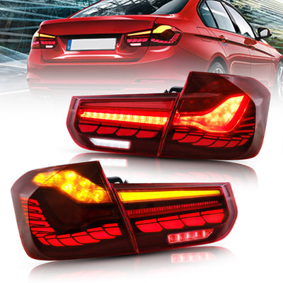 VLAND OLED Tail Lights For BMW 3-Series F30 F35 F80 Sedan 2013-2018 with Dynamic Animation Lighting (Do NOT Fit for Convertible| 2015 328i F30)