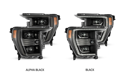 Ford F-150 Headlight, F-150 Pro Headlight, Ford 21+ Headlight, Alpharex Pro Headlights, Black Pro Headlight, Alpha Black Headlight, Ford Pro Headlights, Alpharex Pro Headlights