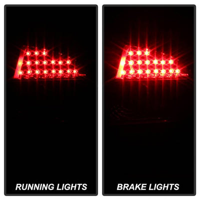Audi A4 Tail Lights, A4 Tail Lights, Audi Tail Lights, 02-05 Audi LED Tail Lights, Spyder LED Tail Lights, Red Clear Tail Lights, LED Tail Lights,