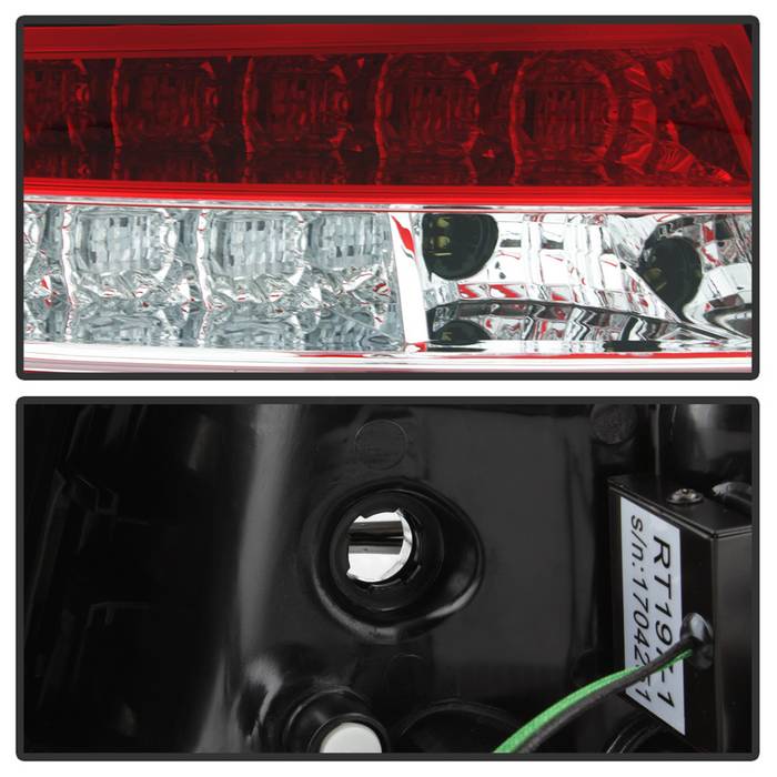 Audi A6 09-12 LED Tail Lights - Red Clear