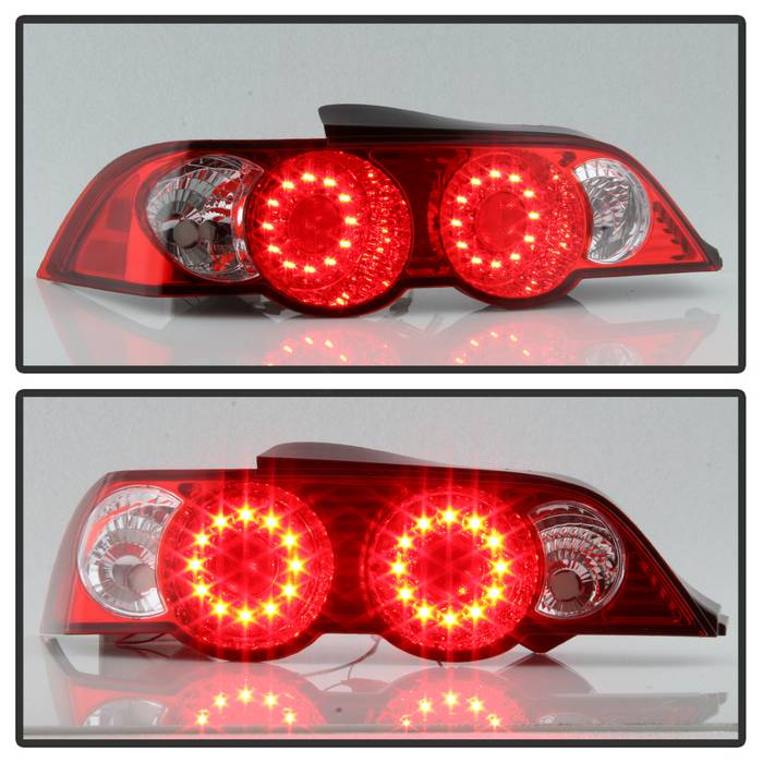 Acura RSX LED Tail Lights, RSX LED Tail Lights, Acura LED Tail Lights,02-04 Acura LED Tail Lights, Spyder AcuraLED Tail Lights, LED Tail Lights,  Red Clear LED Tail Lights, Led Tail Lights, Acura  LED Tail Lights, RSX Euro LED Tail Lights, 