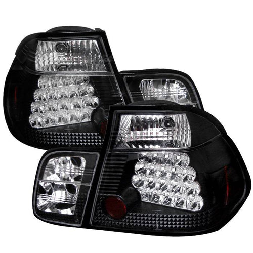 BMW 3-Series LED Tail Lights, 99-01 LED Tail Lights, BMW LED Tail Lights, BMW LED Tail Lights, Spyder LED Tail Lights, LED Tail Lights, Black LED Tail Lights, BMW 3-Series,