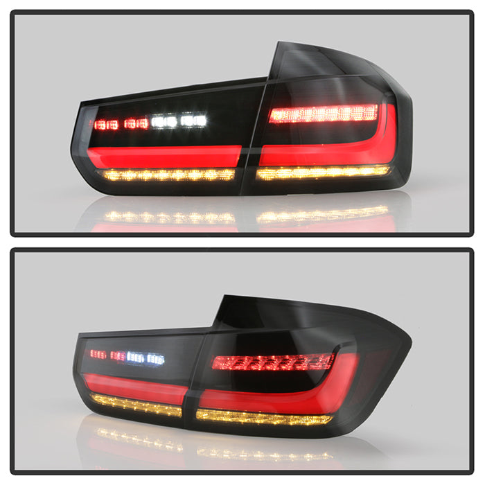 BMW 3 Series LED Tail Lights, 3 Series LED Tail Lights, BMW LED Tail Lights,2012-2018 BMW LED Tail Lights, Spyder LED Tail Lights, LED Tail Lights, Black LED Tail Lights, BMW 3 Series, 3 Series LED Tail Lights,